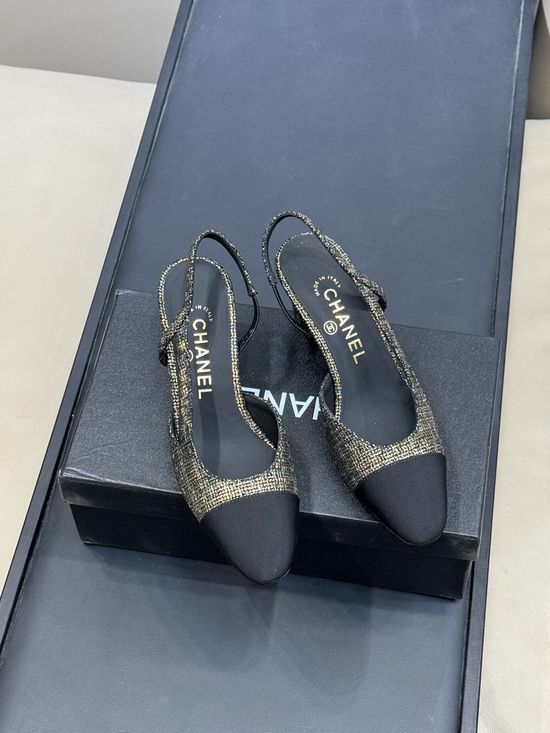 Chanel Slingback High Heels Comfortable Classic Versatile Elegant Design