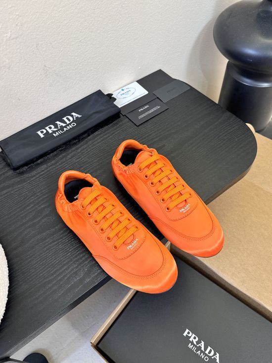 Prada Vintage Low Top Casual Sneakers With Smooth Upper