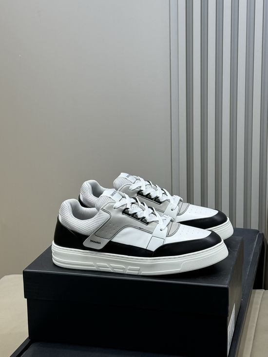 Armani Breathable Color-block Casual Sneakers