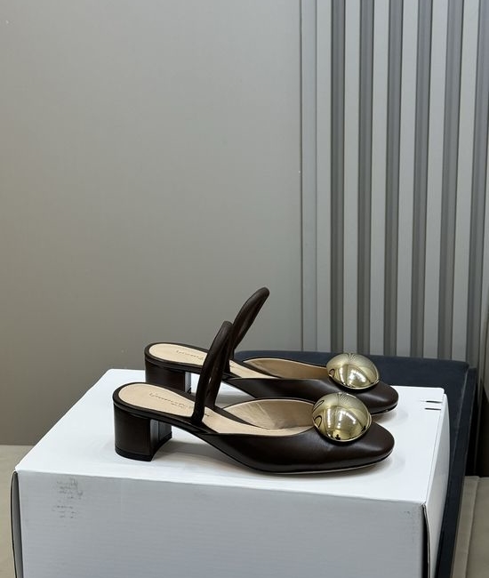 Gianvito Rossi Chunky Heel Pumps with Decorative Metal Accent