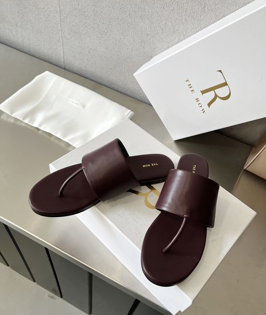 The Row Minimalist Flip Flop High Heel Comfortable Sandals