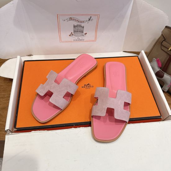 Hermes Color Block Casual Shoes Soft Breathable Leather Comfortable Sole
