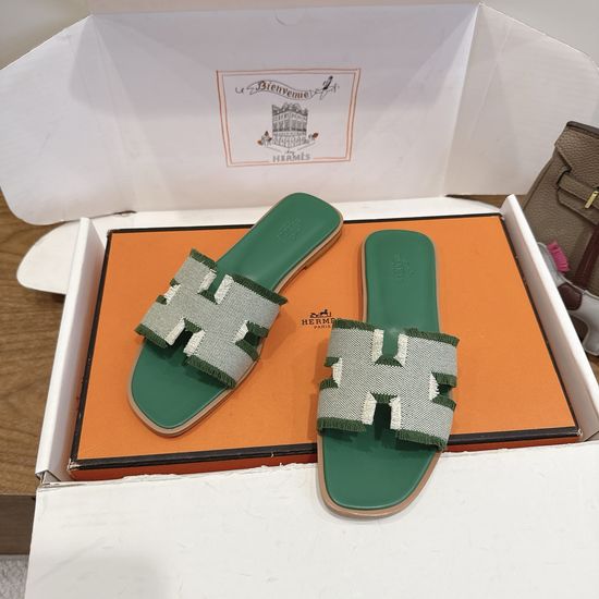 Hermes Color Block Casual Shoes Soft Breathable Leather Comfortable Sole