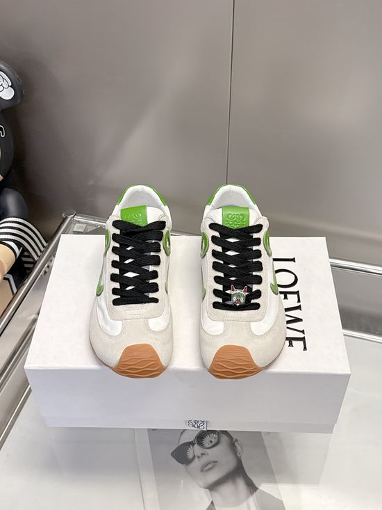 Loewe Soft Asymmetric Toe Wave Sole Comfortable Casual Shoes