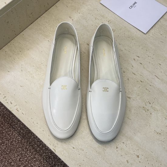 Celine Custom Flat Jelly Color Loafers with Letter Logo