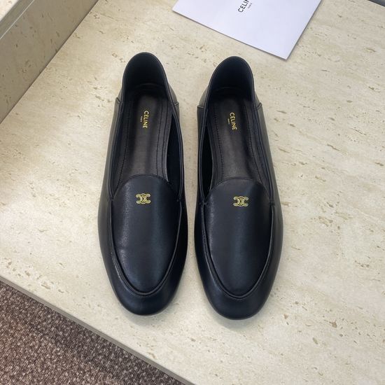 Celine Custom Flat Jelly Color Loafers with Letter Logo