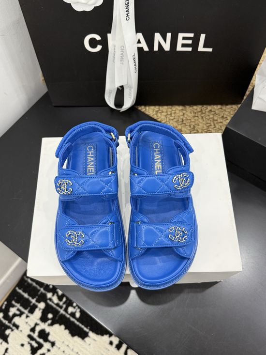 Chanel Premium Leather Sole Casual Footwear with Gift Box