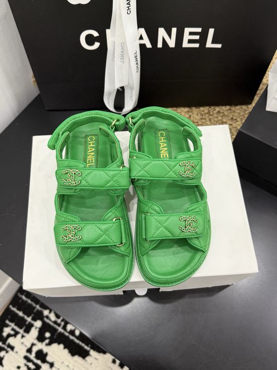 Chanel Premium Leather Sole Casual Footwear with Gift Box