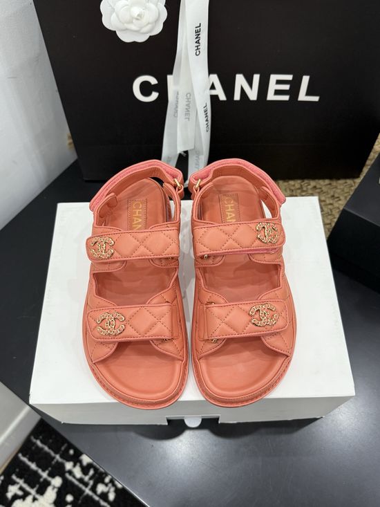 Chanel Premium Leather Sole Casual Footwear with Gift Box