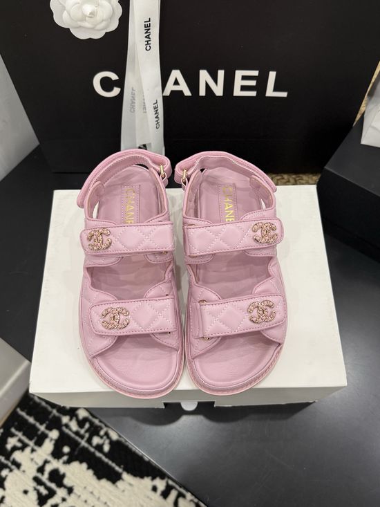 Chanel Premium Leather Sole Casual Footwear with Gift Box
