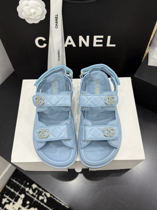 Chanel Premium Leather Sole Casual Footwear with Gift Box