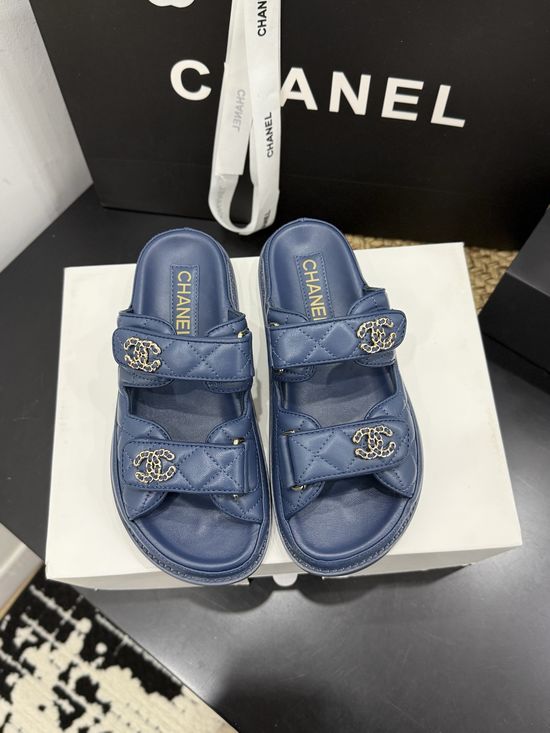 Chanel Premium Leather Sole Casual Footwear with Gift Box