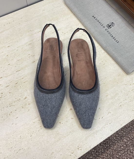 Brunello Cucinelli Beaded Square Toe Color Block Slingback Sandals