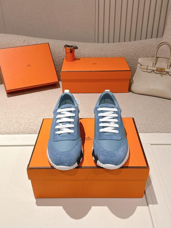 Hermes Chunky Casual Sneakers Soft Sole Breathable Lightweight Daily Footwear