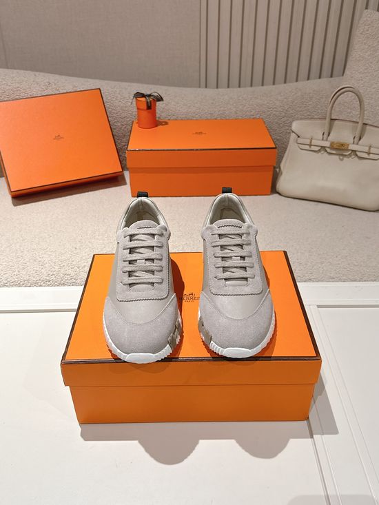 Hermes Chunky Casual Sneakers Soft Sole Breathable Lightweight Daily Footwear