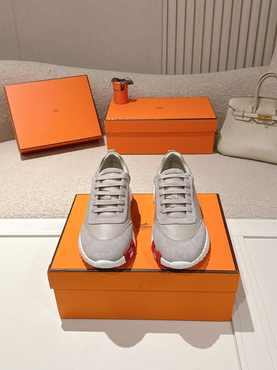 Hermes Chunky Casual Sneakers Soft Sole Breathable Lightweight Daily Footwear