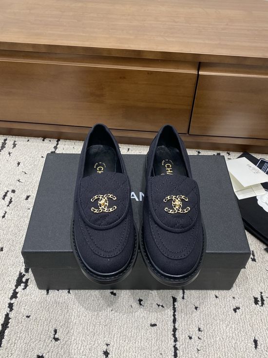 Chanel Classic Buckle Loafers Premium Leather Upper Soft Lining