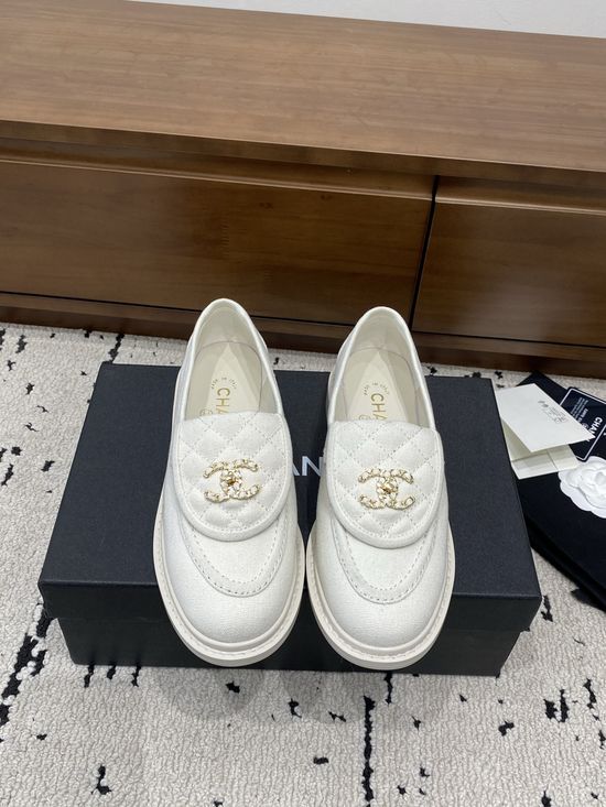 Chanel Classic Buckle Loafers Premium Leather Upper Soft Lining