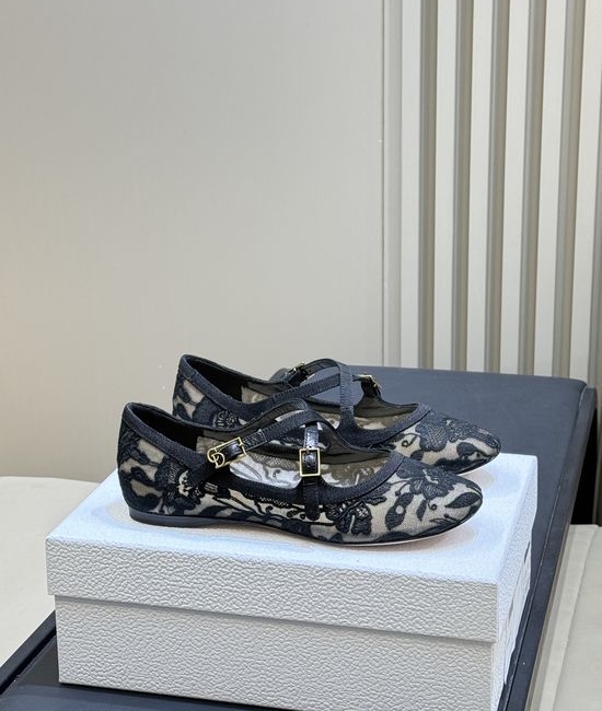Christian Dior CD Glitter Platform Mary Jane Shoes With Crisscross Straps