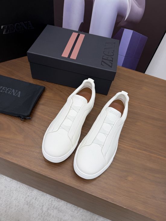 Zegna Luxury Casual Shoes with Upgraded Cushioned Lightweight Sole