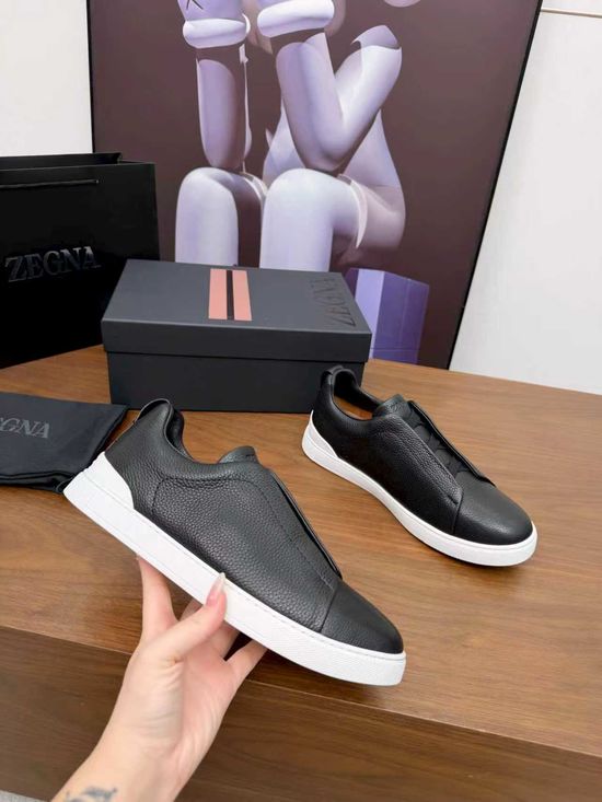 Zegna Luxury Casual Shoes with Upgraded Cushioned Lightweight Sole