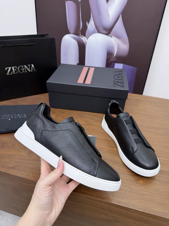 Zegna Luxury Casual Shoes with Upgraded Cushioned Lightweight Sole