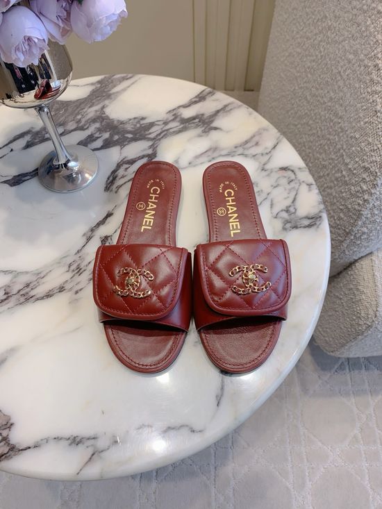 Chanel Quilted Flip Flop Flat Slippers Premium Comfort Wear