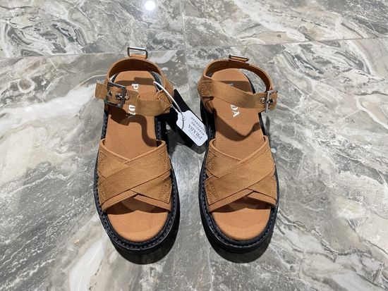 Prada Platform Roman Sandals Comfortable Non-slip Sole