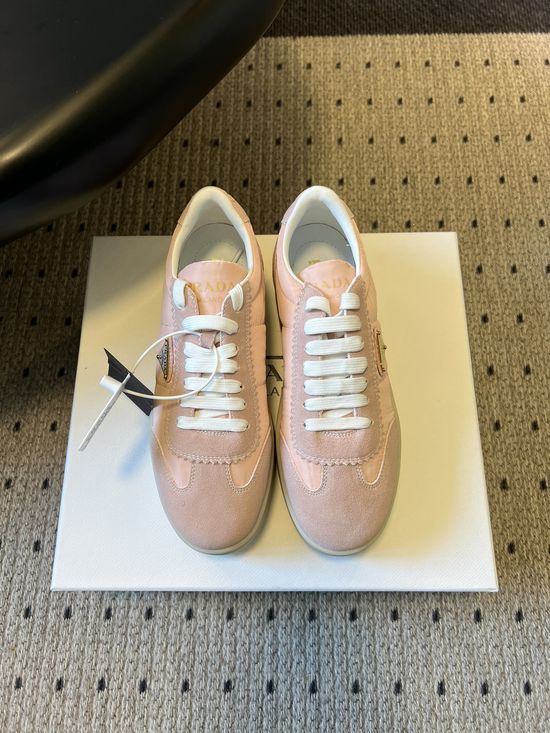 Prada Suede Platform Casual Shoes Comfortable Versatile Daily Footwear