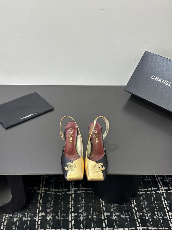 Chanel Premium Cowhide Upper Leather Sole Casual Shoes