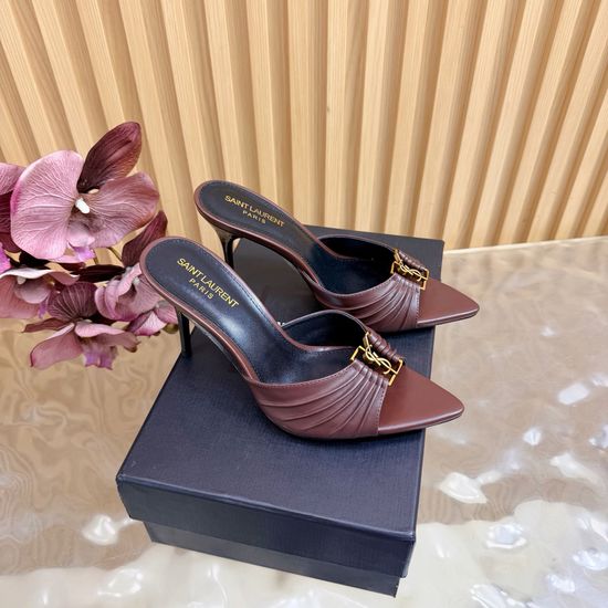 Yves Saint Laurent Classic High-Heeled Sandals with Custom Hardware