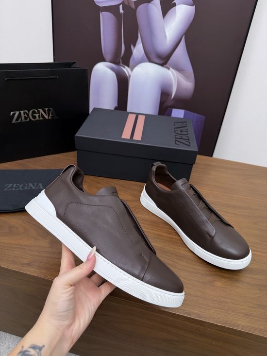 Zegna Luxury Casual Shoes with Upgraded Cushioned Lightweight Sole