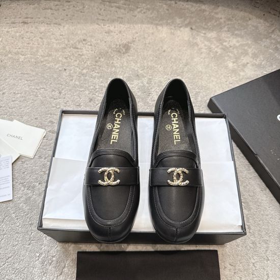 Chanel Suede Casual Loafers Comfortable For Daily Wear