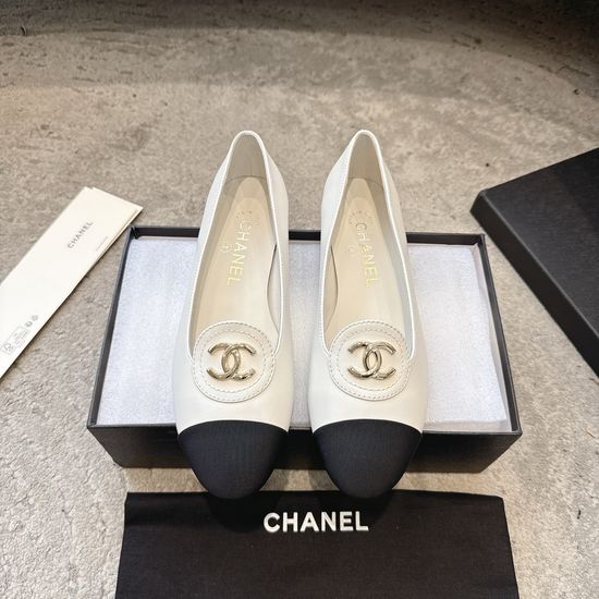 Chanel Pointed Toe Low Heel Mary Janes Versatile Daily Shoes