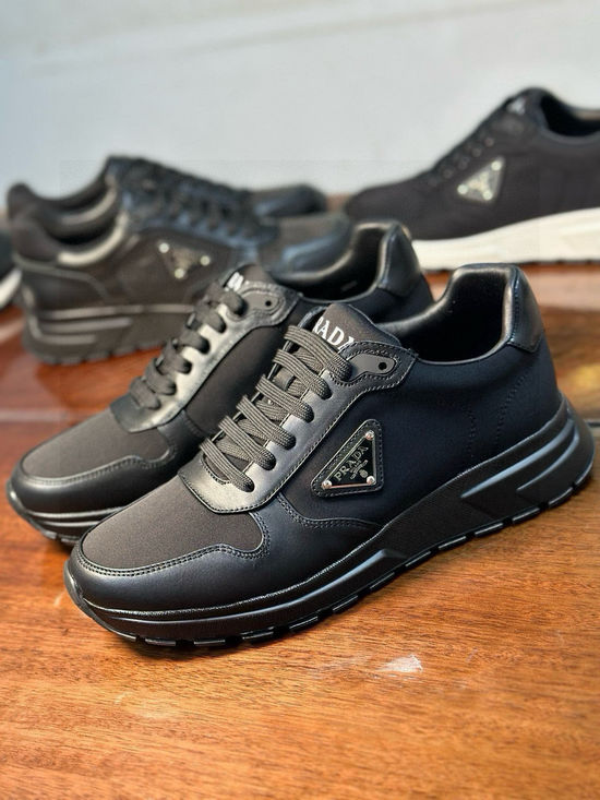 Prada Premium Durable Casual Sneakers with Soft Insole