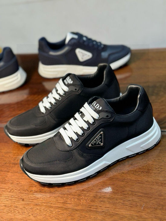 Prada Premium Durable Casual Sneakers with Soft Insole