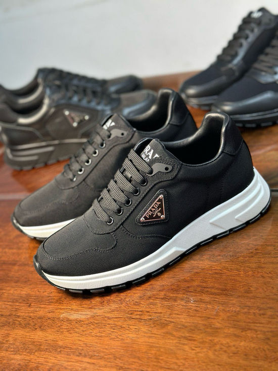 Prada Premium Durable Casual Sneakers with Soft Insole