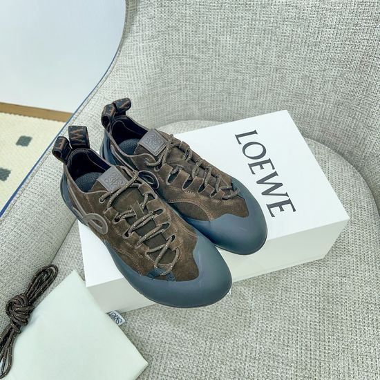 Hermes Premium Leather Low Top Climbing Style Casual Sneakers