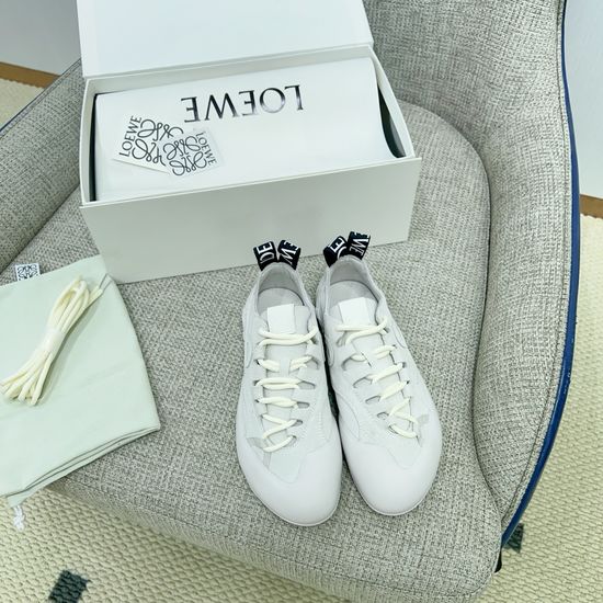 Hermes Premium Leather Low Top Climbing Style Casual Sneakers