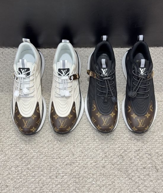 Louis Vuitton LV Genuine Leather Upper Non-slip Rubber Sole Comfortable Casual Shoes