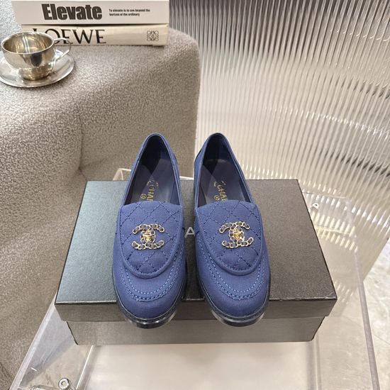 Chanel Elegant Closed-toe Slip-on Shoes with Soft Lining