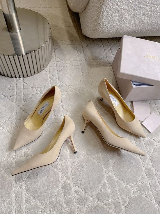 Jimmy Choo Elegant High-heeled Shoes with Love Series Design