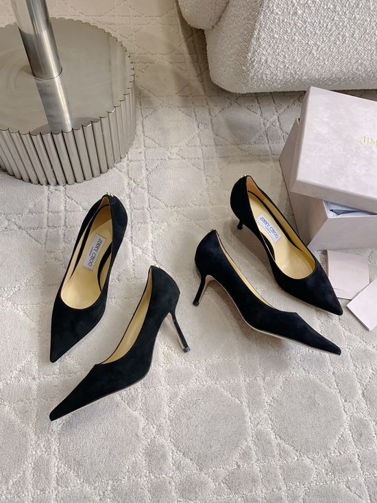 Jimmy Choo Elegant High-heeled Shoes with Love Series Design