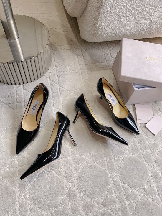 Jimmy Choo Elegant High-heeled Shoes with Love Series Design