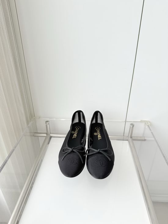 Chanel Classic Leather Sole Ballet Flats