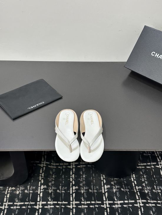 Chanel Classic Flip Flops with Soft Leather Lining