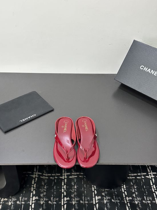 Chanel Classic Flip Flops with Soft Leather Lining