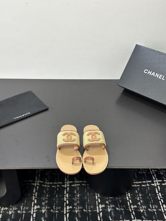 Chanel Genuine Leather Shoes with Premium Hardware Buckle