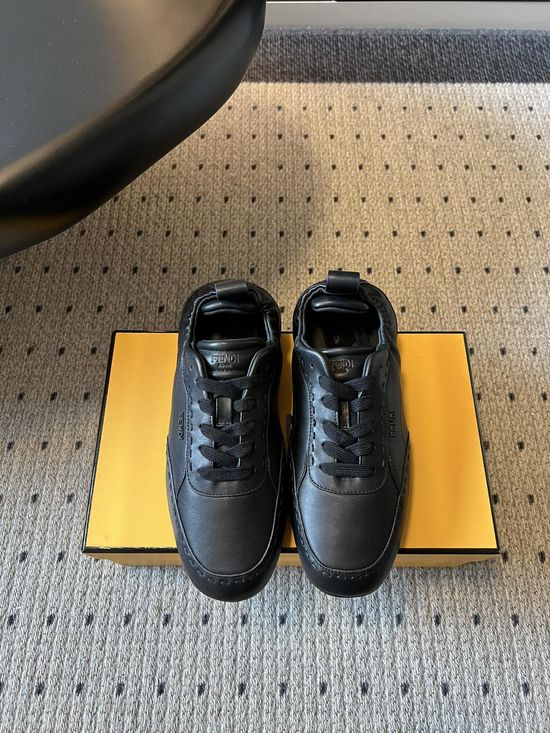 Fendi Vintage-Style Trainers with Elastic Opening