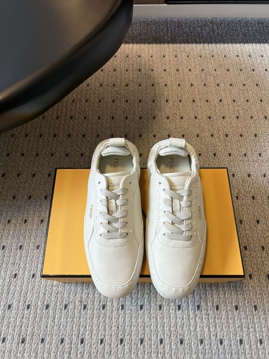 Fendi Vintage-Style Trainers with Elastic Opening